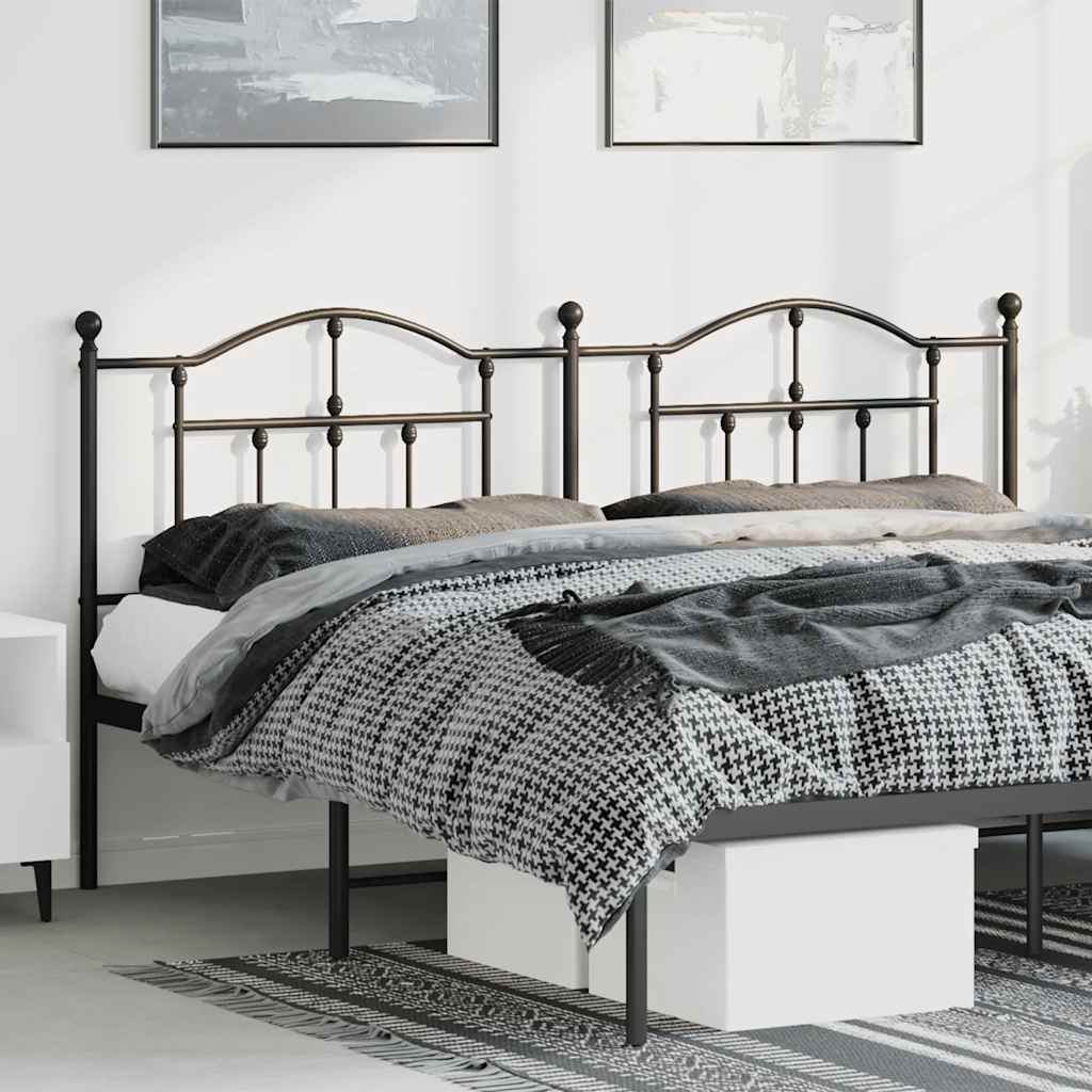 udskiftningsgavl 180 cm metal sort