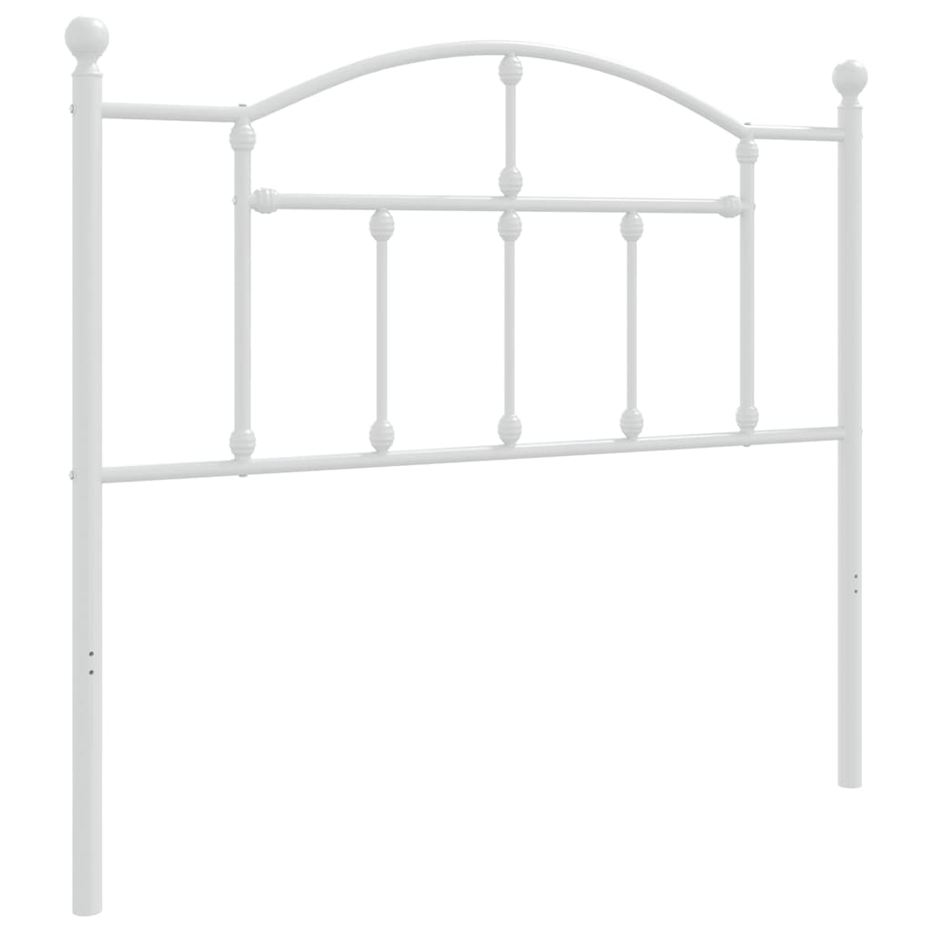 udskiftningsgavl 100 cm metal hvid