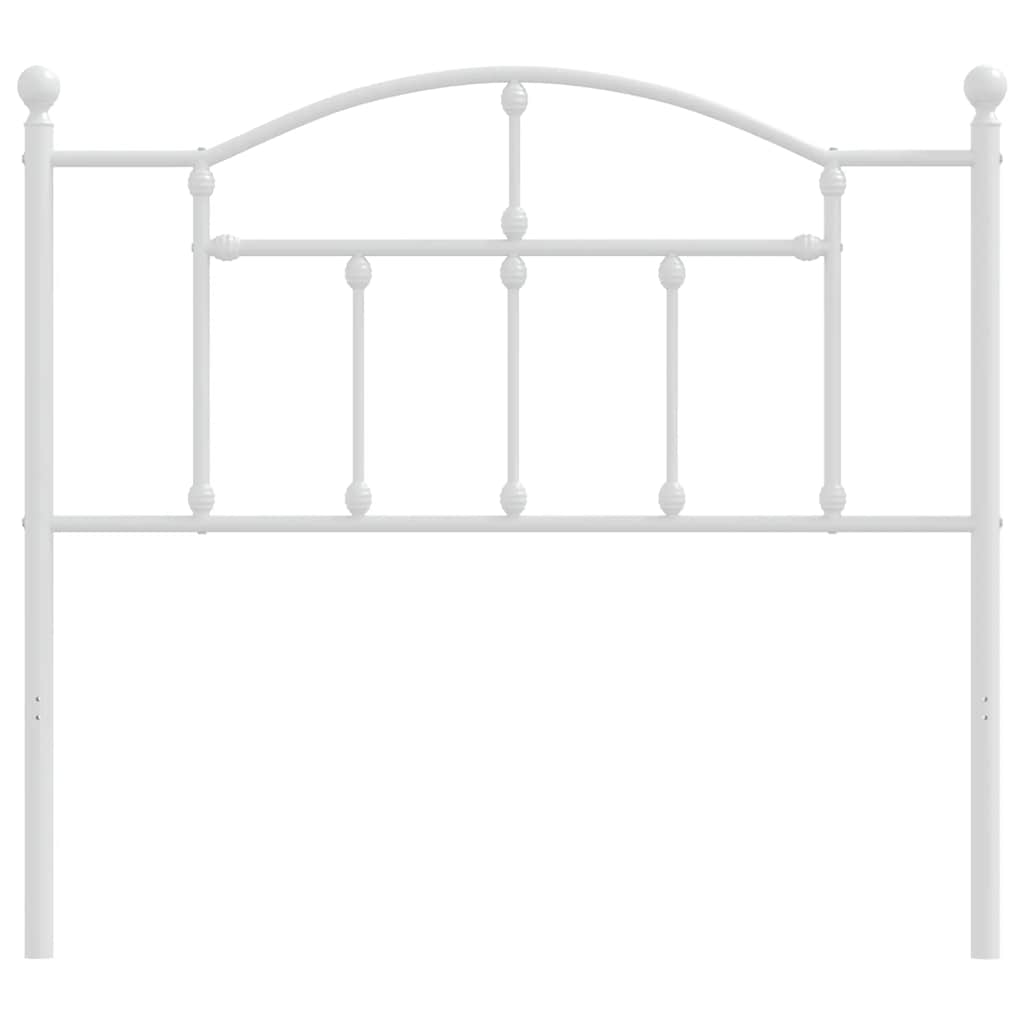 udskiftningsgavl 100 cm metal hvid