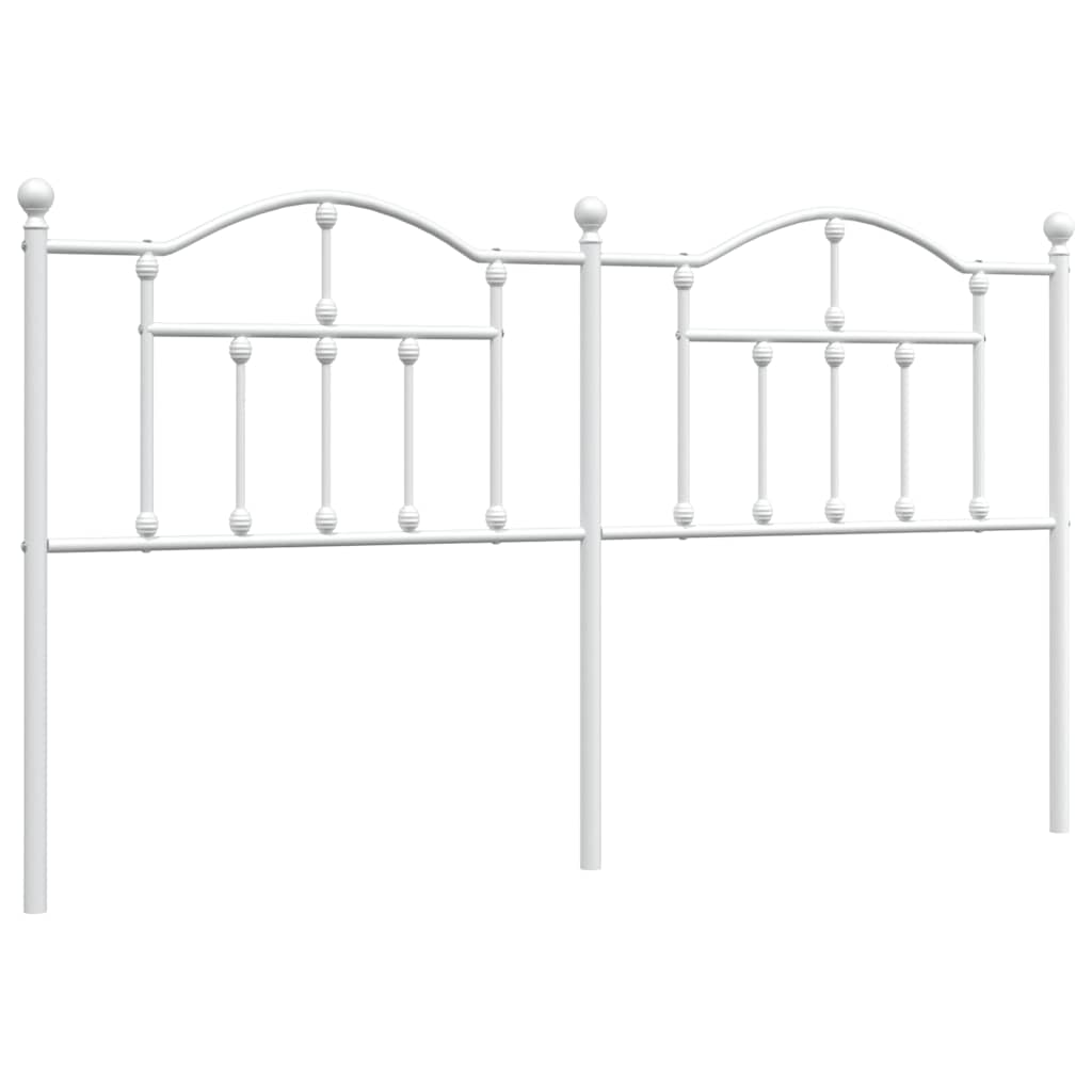 udskiftningsgavl 180 cm metal hvid