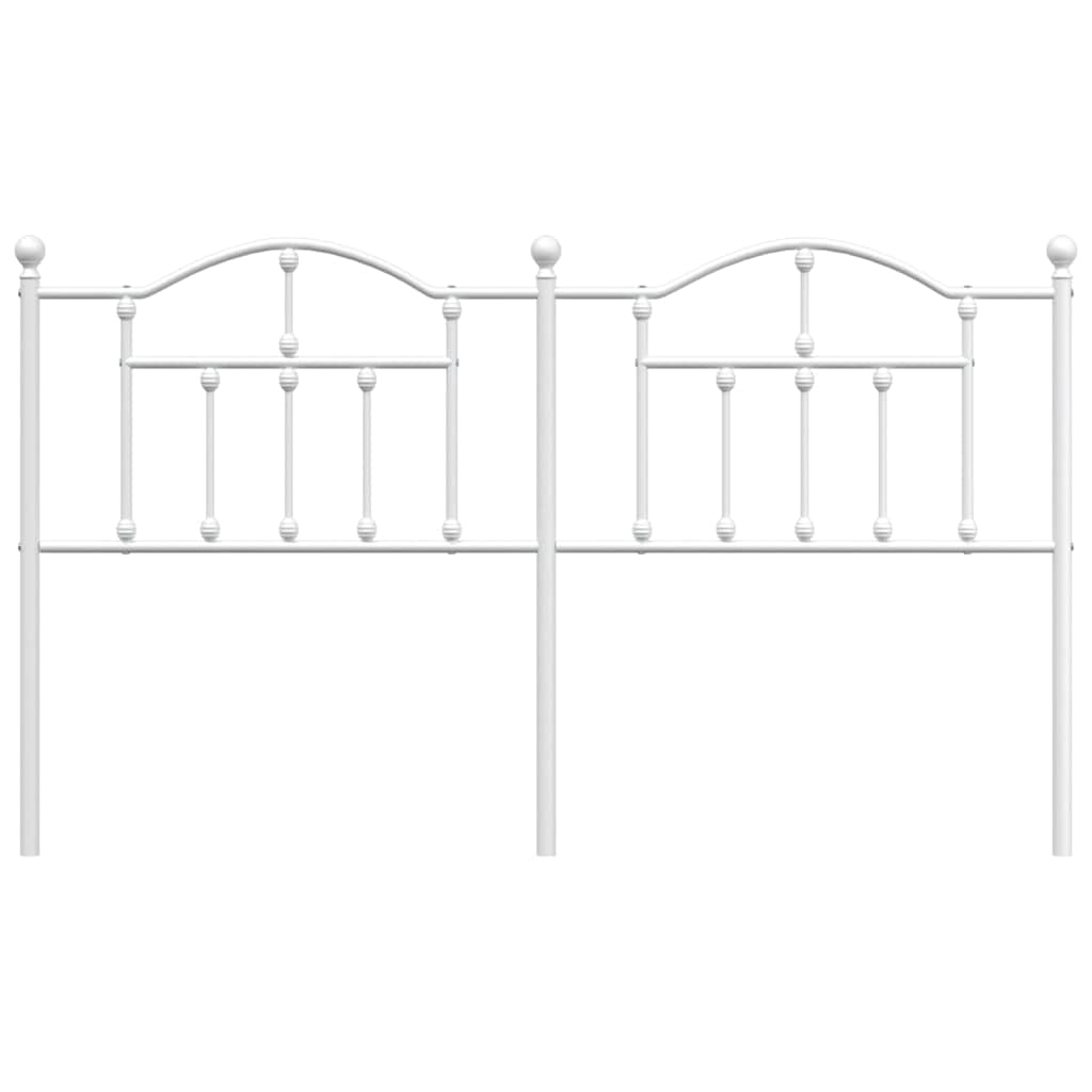 udskiftningsgavl 180 cm metal hvid