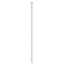 udskiftningsgavl 180 cm metal hvid