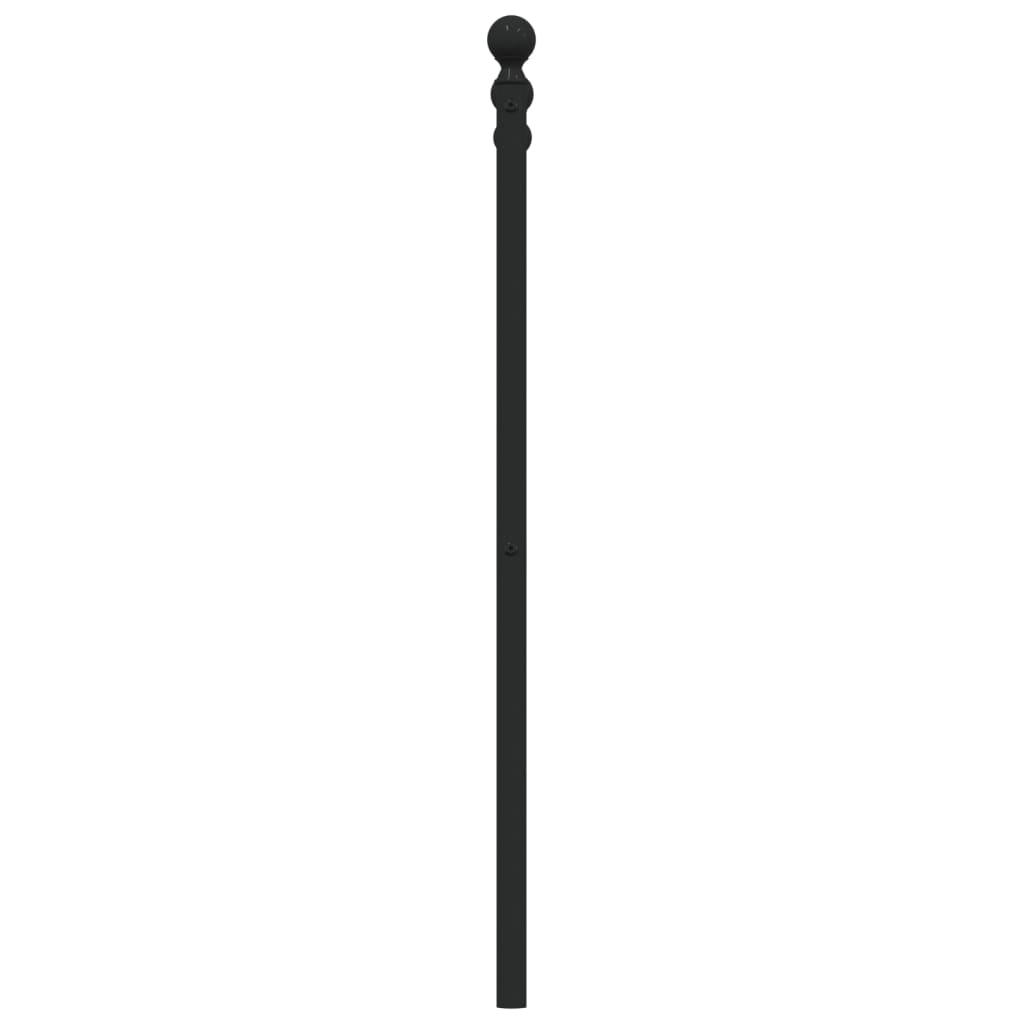 udskiftningsgavl 75 cm metal sort