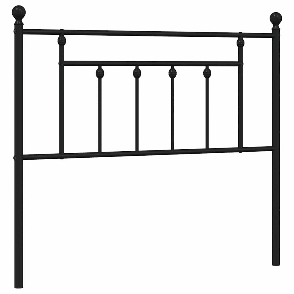 udskiftningsgavl 100 cm metal sort