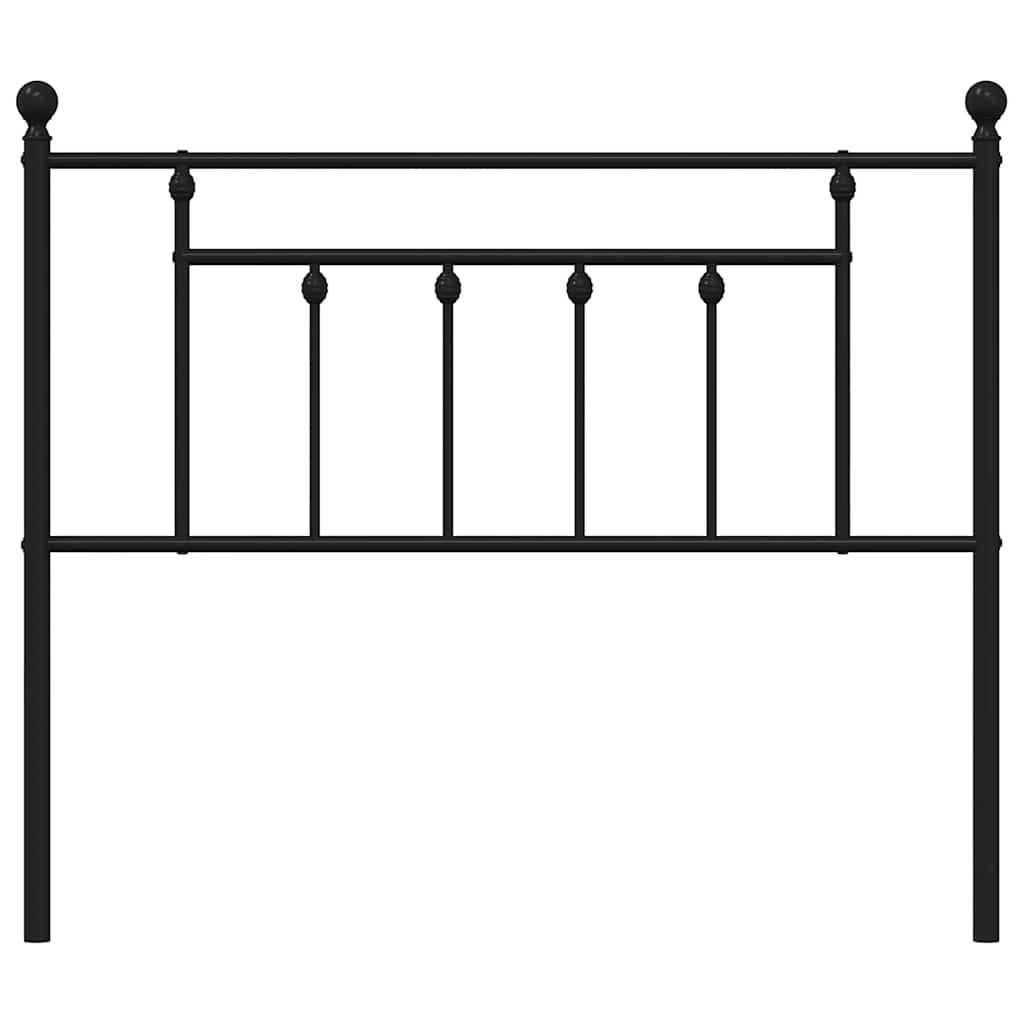 udskiftningsgavl 100 cm metal sort