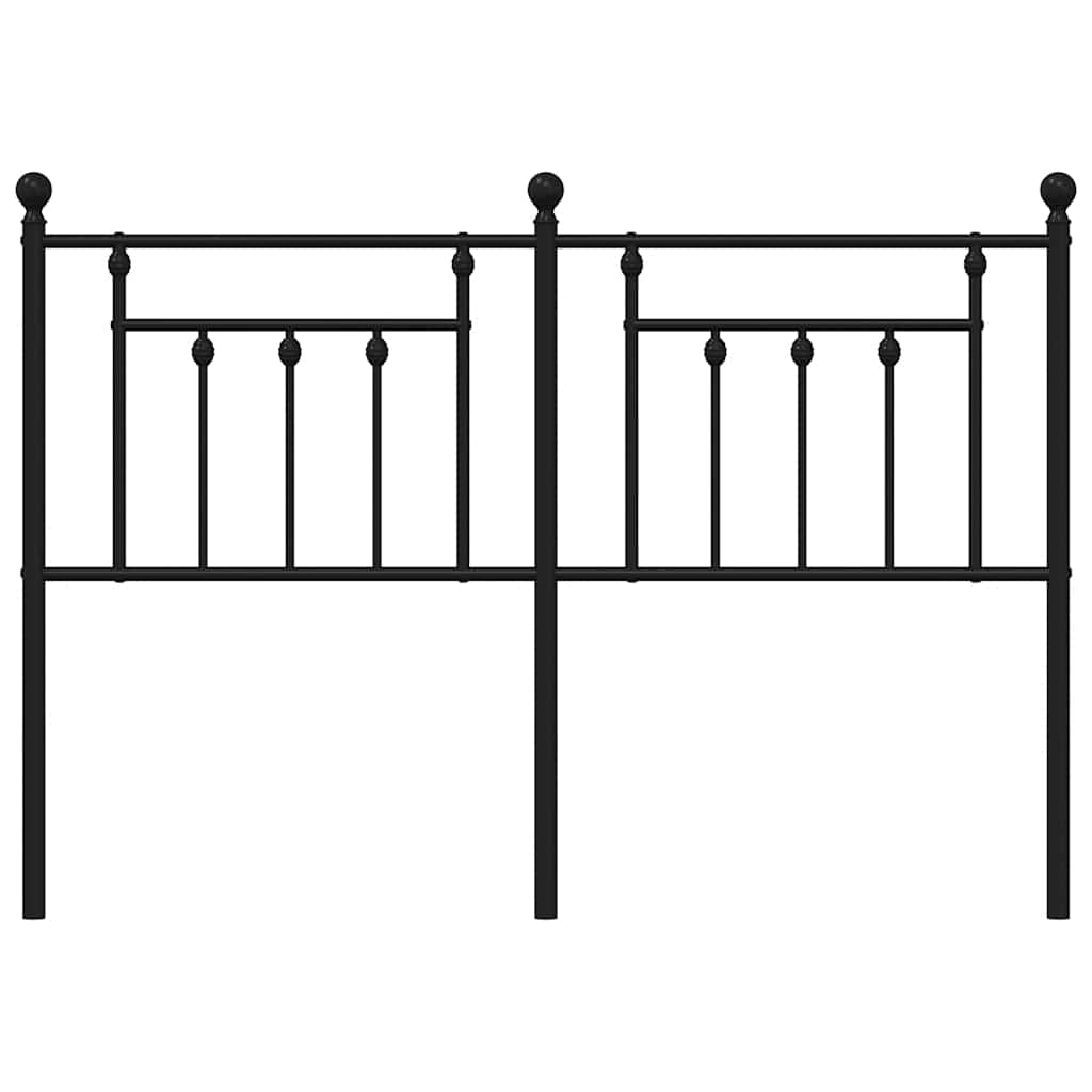 udskiftningsgavl 150 cm metal sort