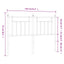 udskiftningsgavl 150 cm metal sort