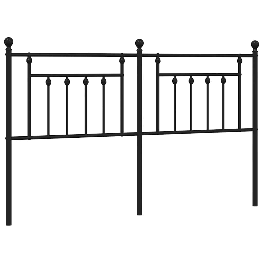 udskiftningsgavl 180 cm metal sort