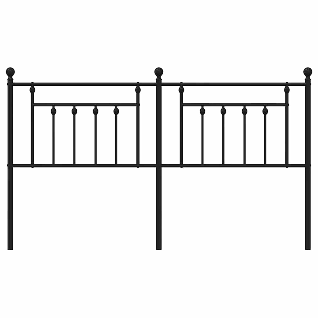 udskiftningsgavl 180 cm metal sort