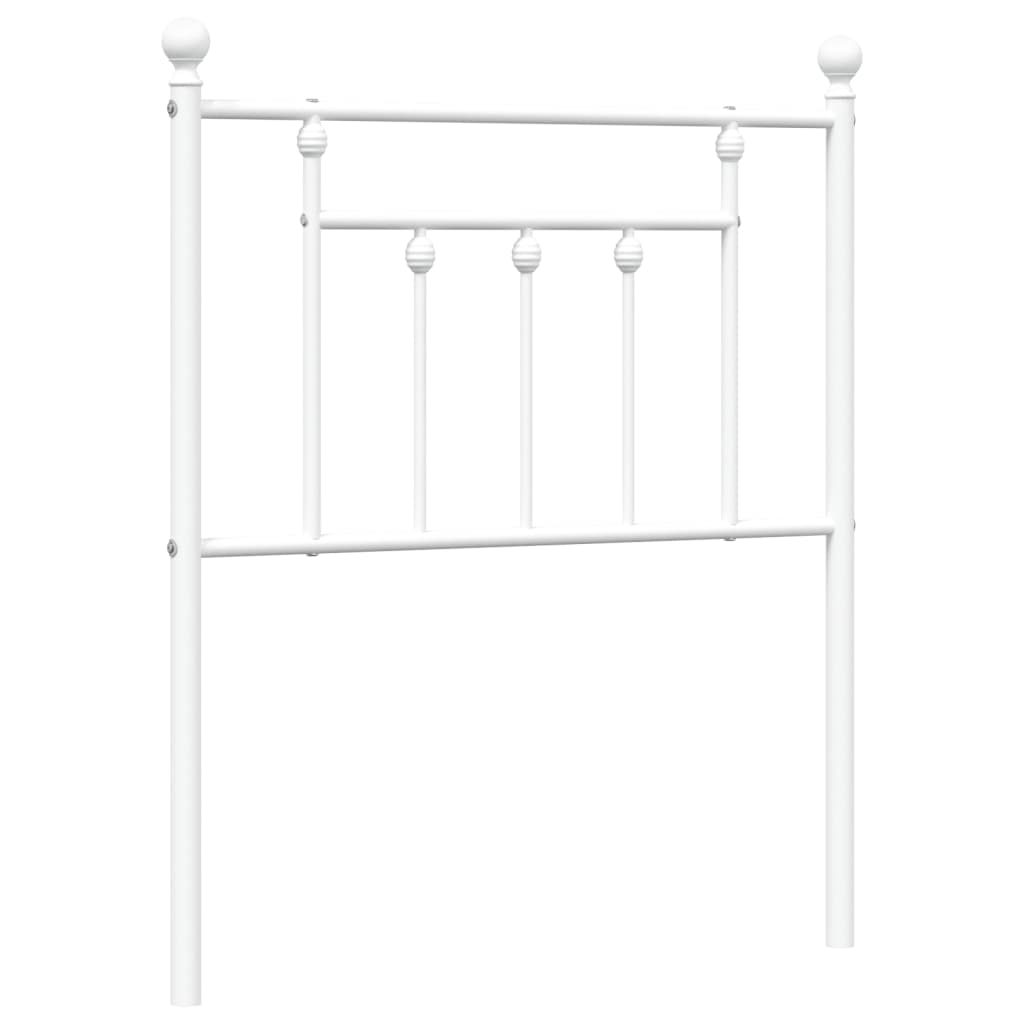 udskiftningsgavl 75 cm metal hvid