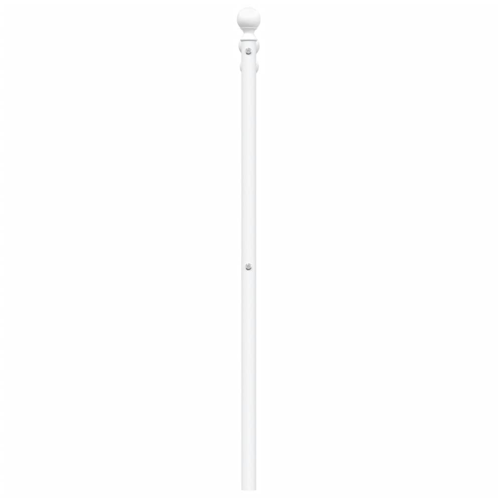 udskiftningsgavl 75 cm metal hvid