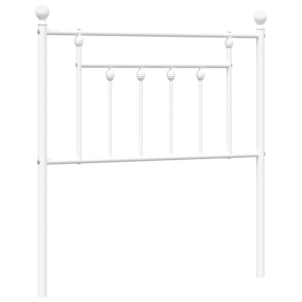 udskiftningsgavl 80 cm metal hvid