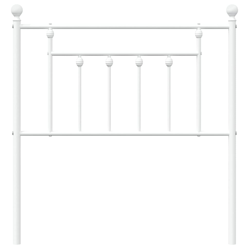 udskiftningsgavl 80 cm metal hvid