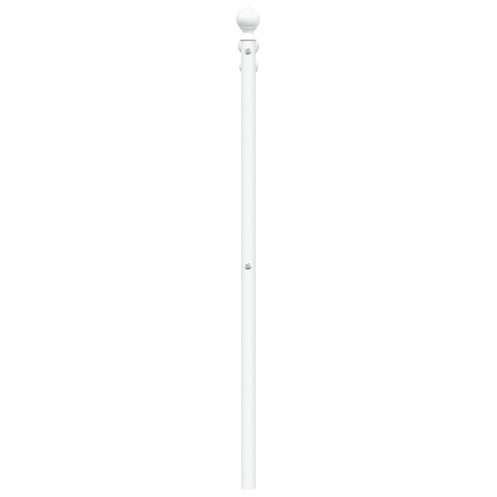 udskiftningsgavl 80 cm metal hvid