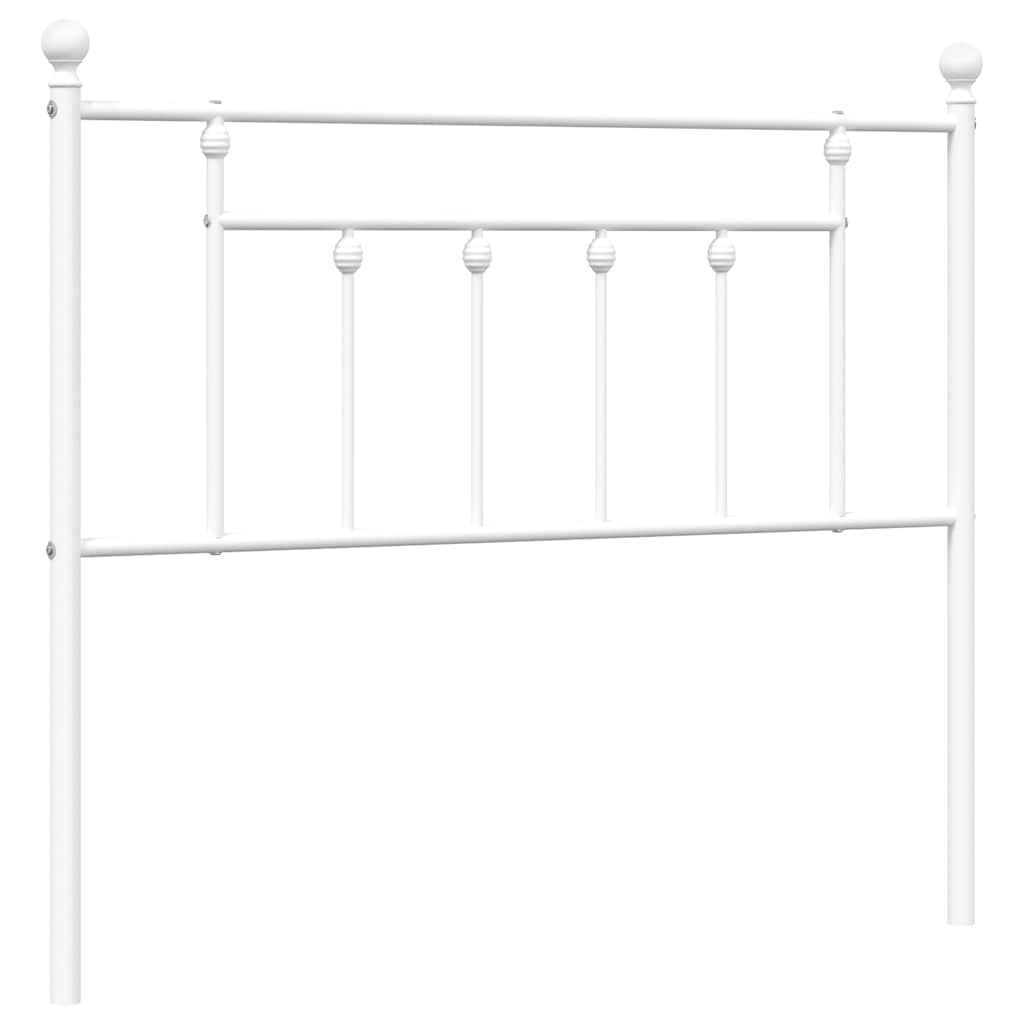 udskiftningsgavl 100 cm metal hvid
