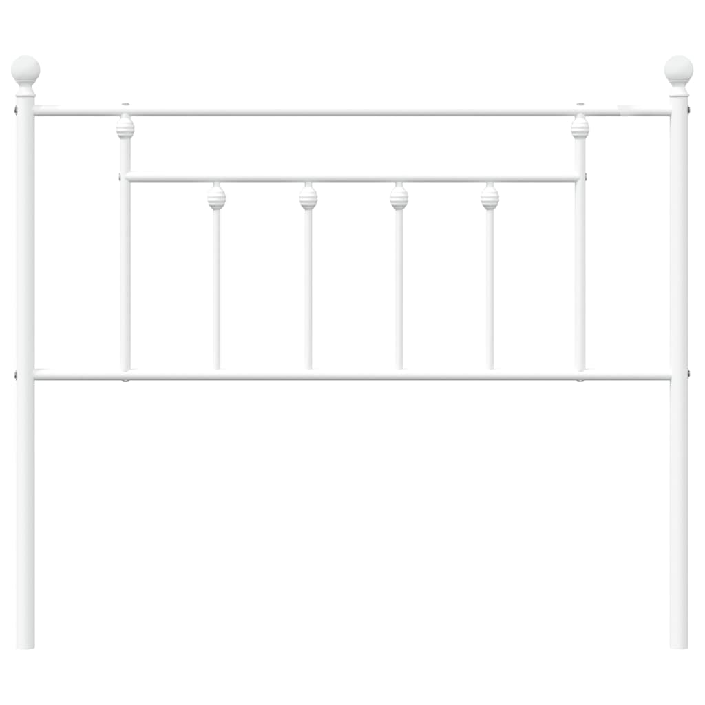 udskiftningsgavl 100 cm metal hvid