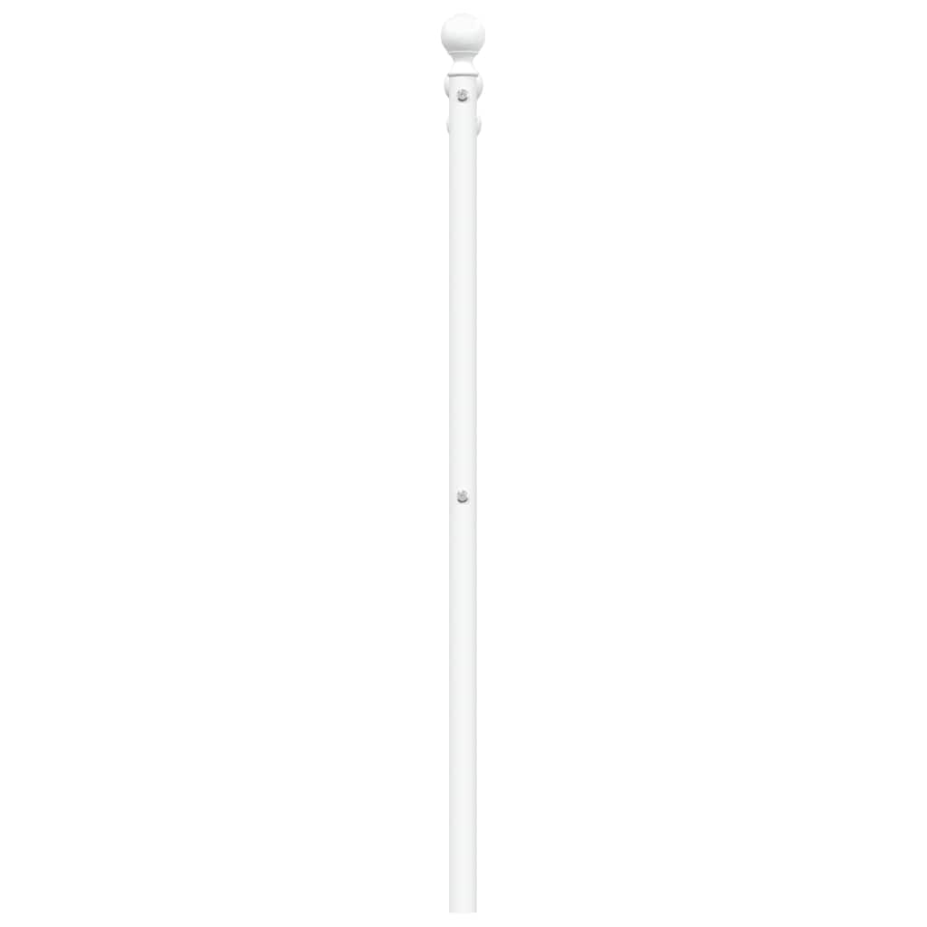 udskiftningsgavl 100 cm metal hvid