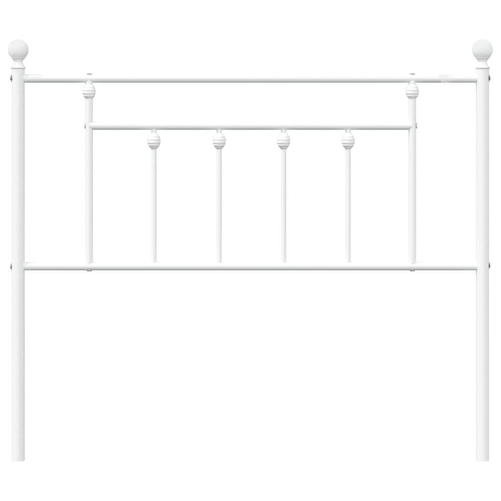 udskiftningsgavl 107 cm metal hvid