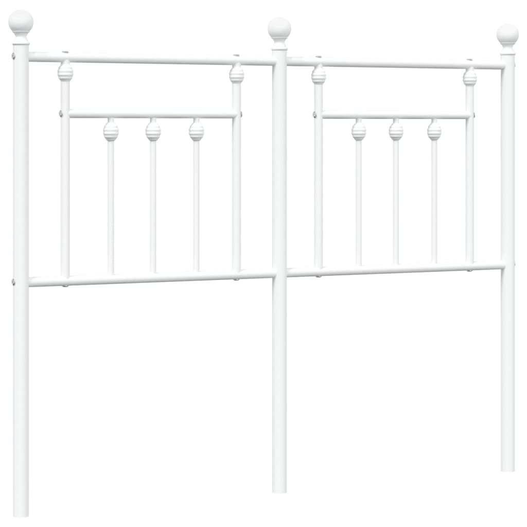 udskiftningsgavl 120 cm metal hvid