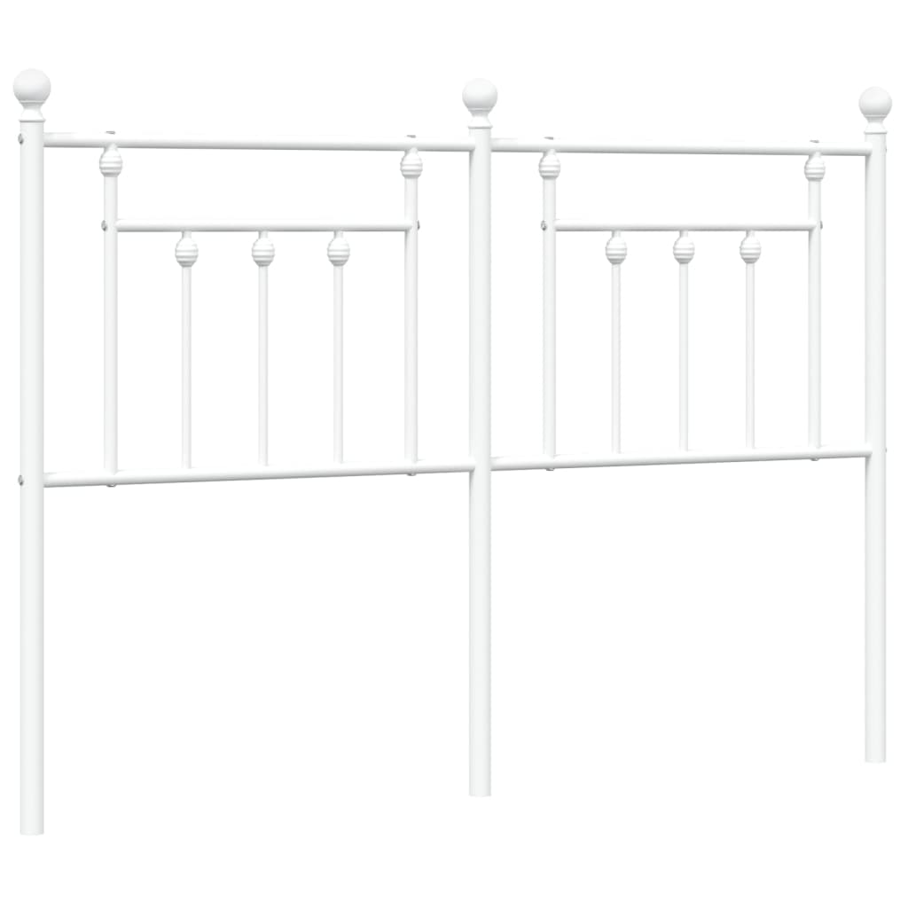udskiftningsgavl 150 cm metal hvid