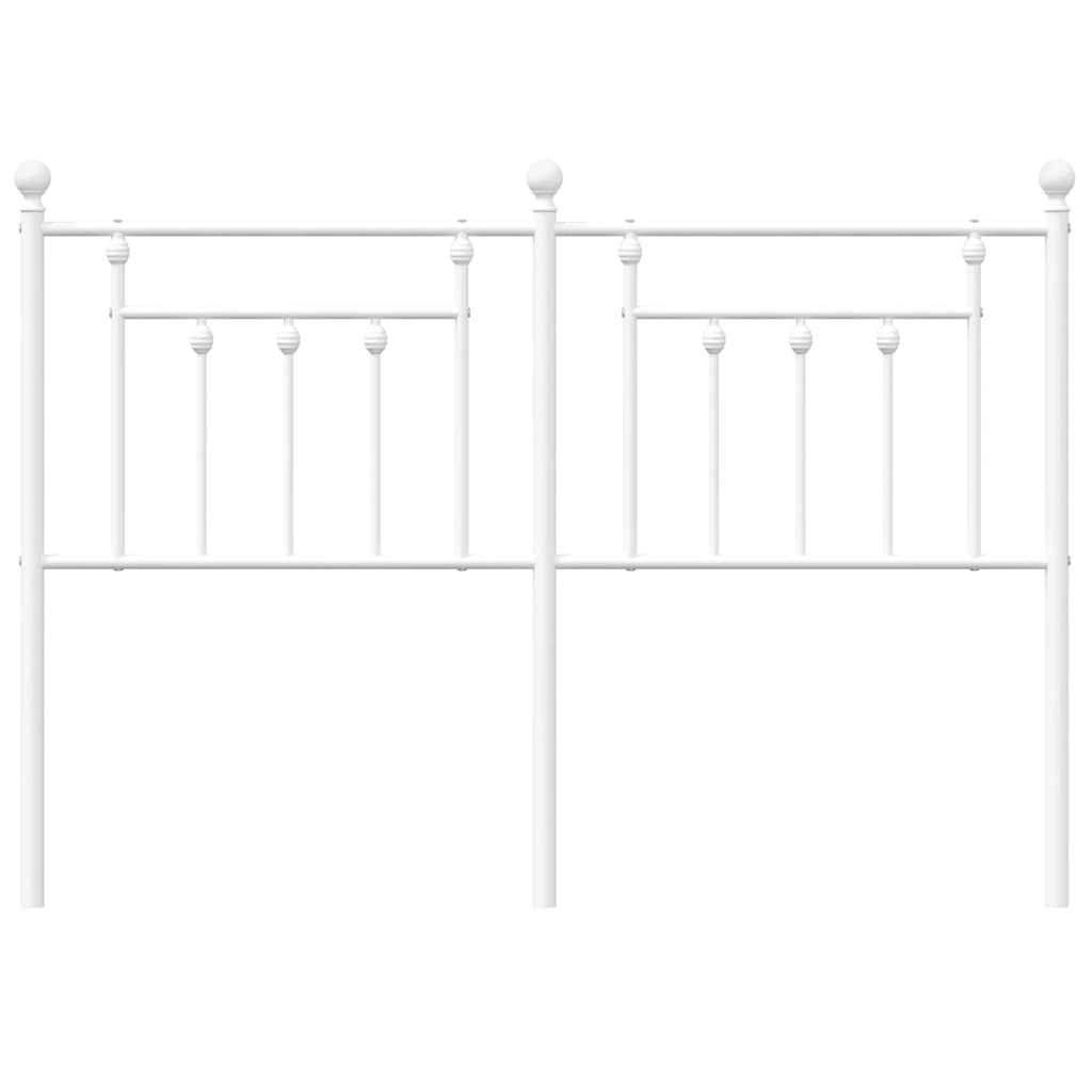 udskiftningsgavl 150 cm metal hvid
