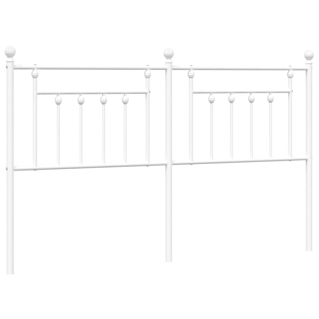 udskiftningsgavl 160 cm metal hvid