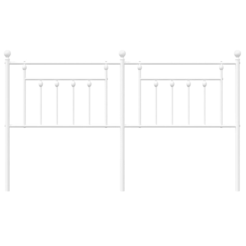 udskiftningsgavl 160 cm metal hvid
