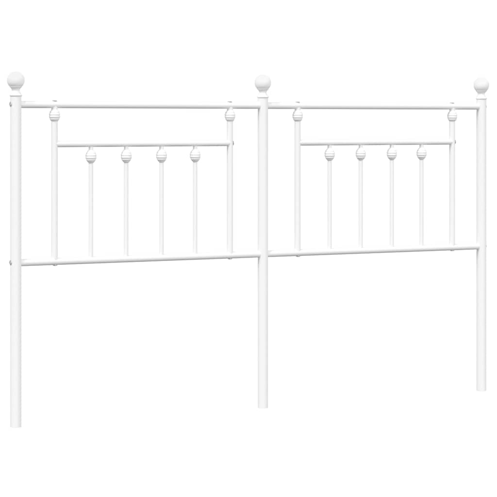 udskiftningsgavl 180 cm metal hvid
