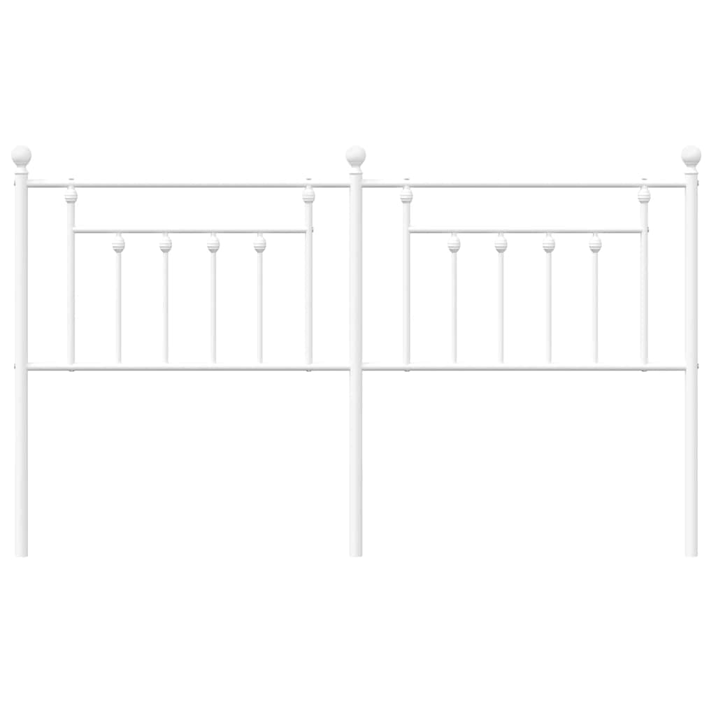 udskiftningsgavl 180 cm metal hvid