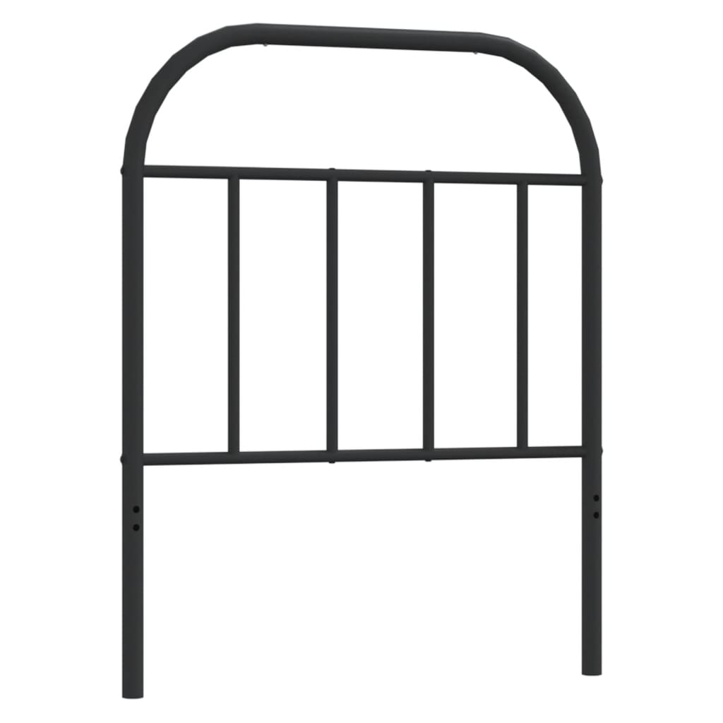 udskiftningsgavl 75 cm metal sort