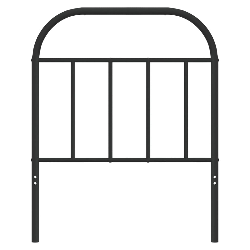 udskiftningsgavl 75 cm metal sort