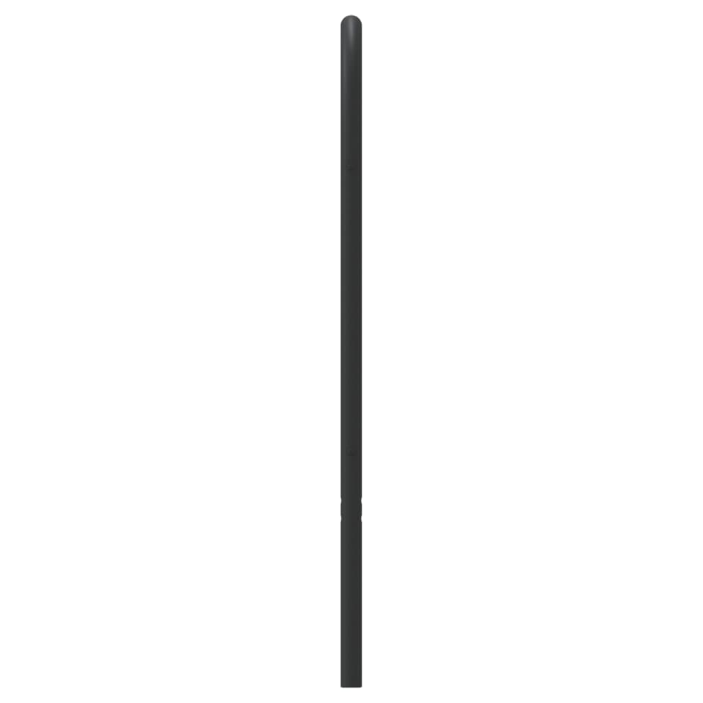 udskiftningsgavl 75 cm metal sort