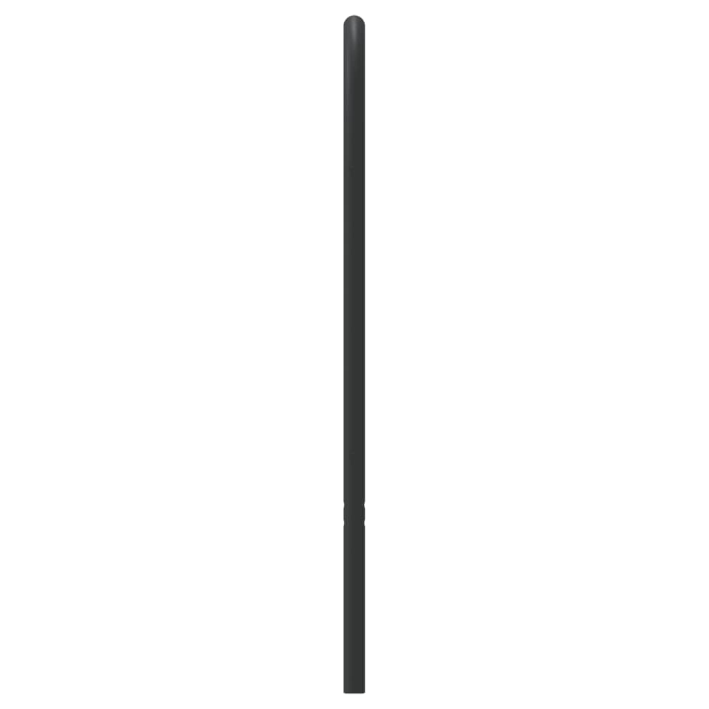 udskiftningsgavl 80 cm metal sort