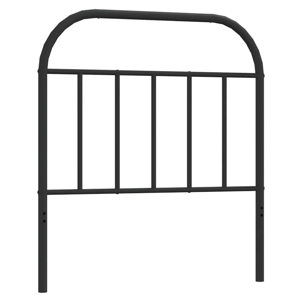 udskiftningsgavl 90 cm metal sort
