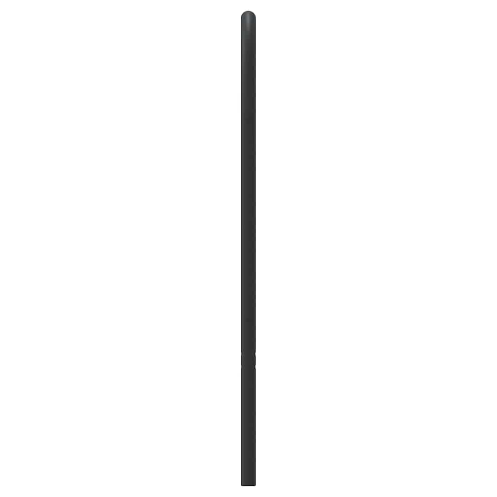 udskiftningsgavl 90 cm metal sort