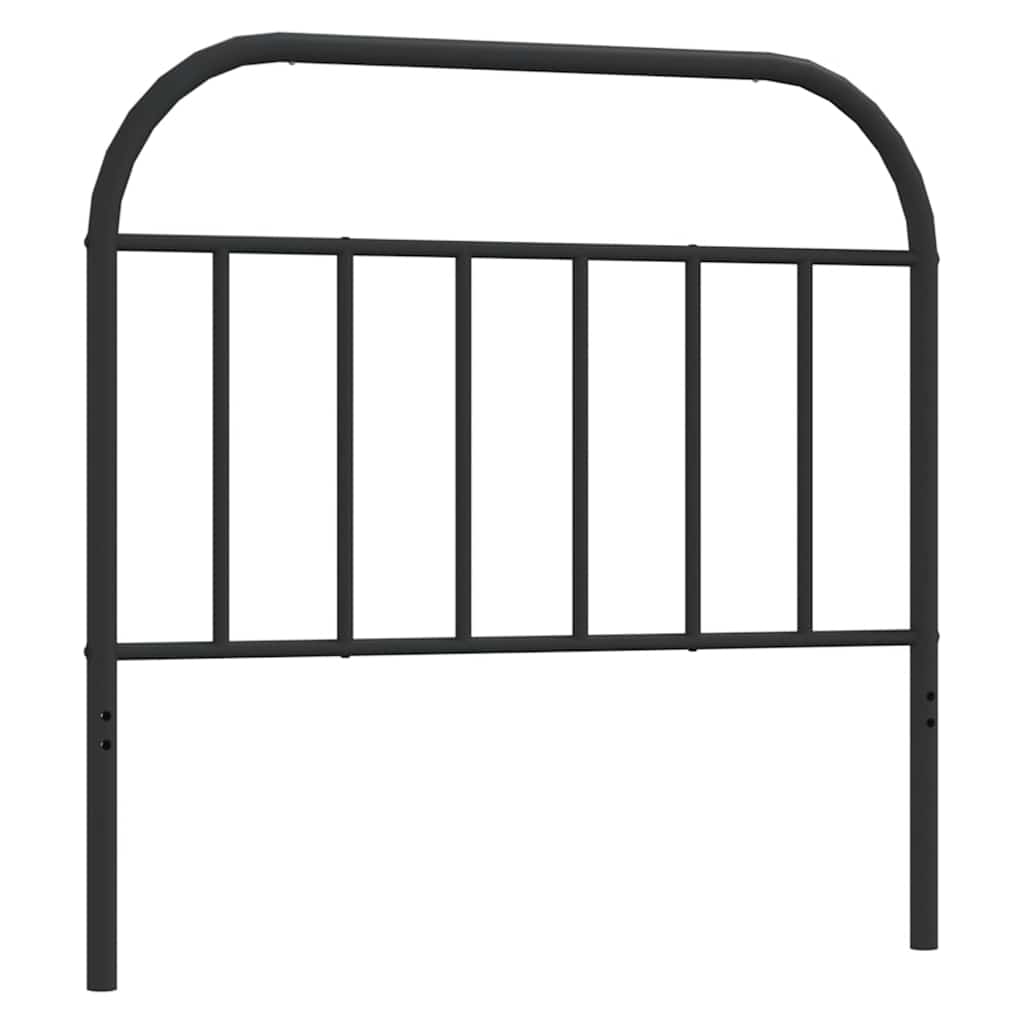 udskiftningsgavl 100 cm metal sort