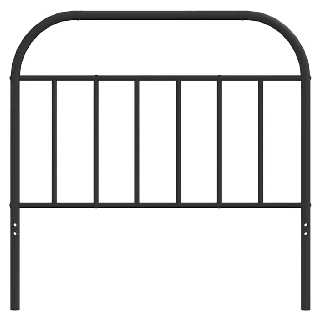 udskiftningsgavl 100 cm metal sort