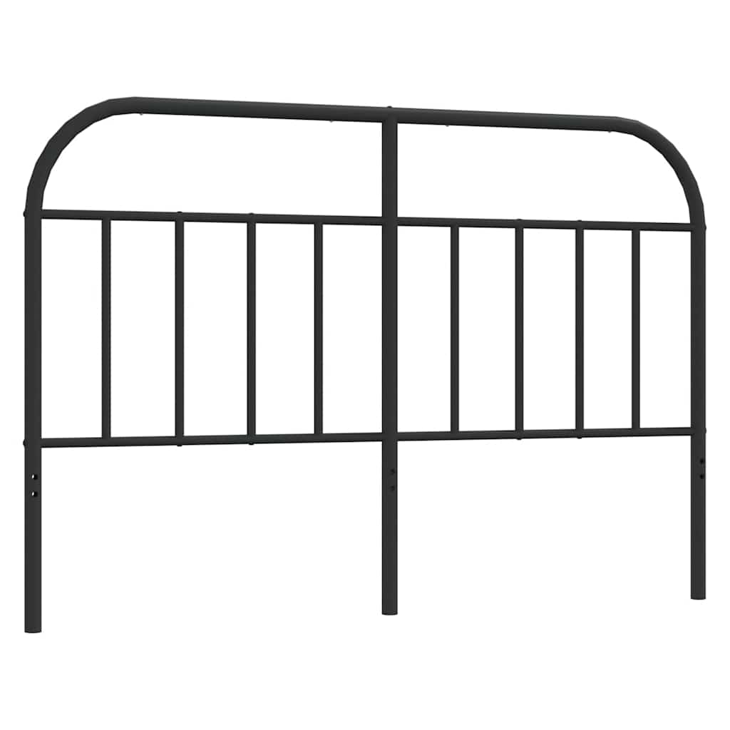 udskiftningsgavl 135 cm metal sort