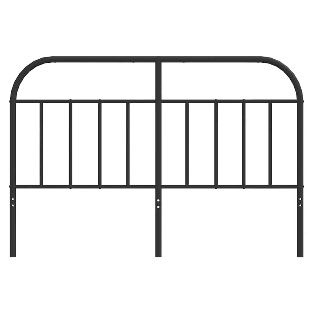 udskiftningsgavl 135 cm metal sort