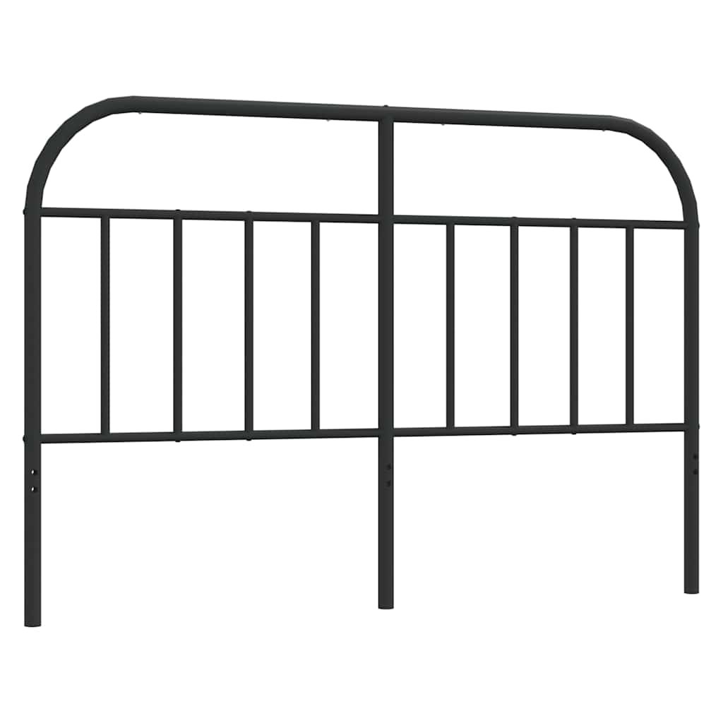 udskiftningsgavl 140 cm metal sort