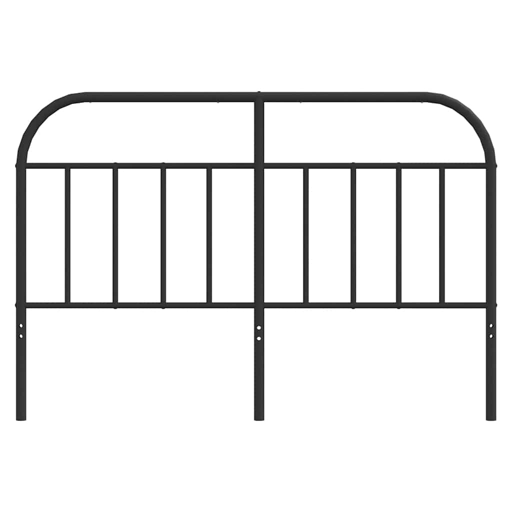 udskiftningsgavl 140 cm metal sort