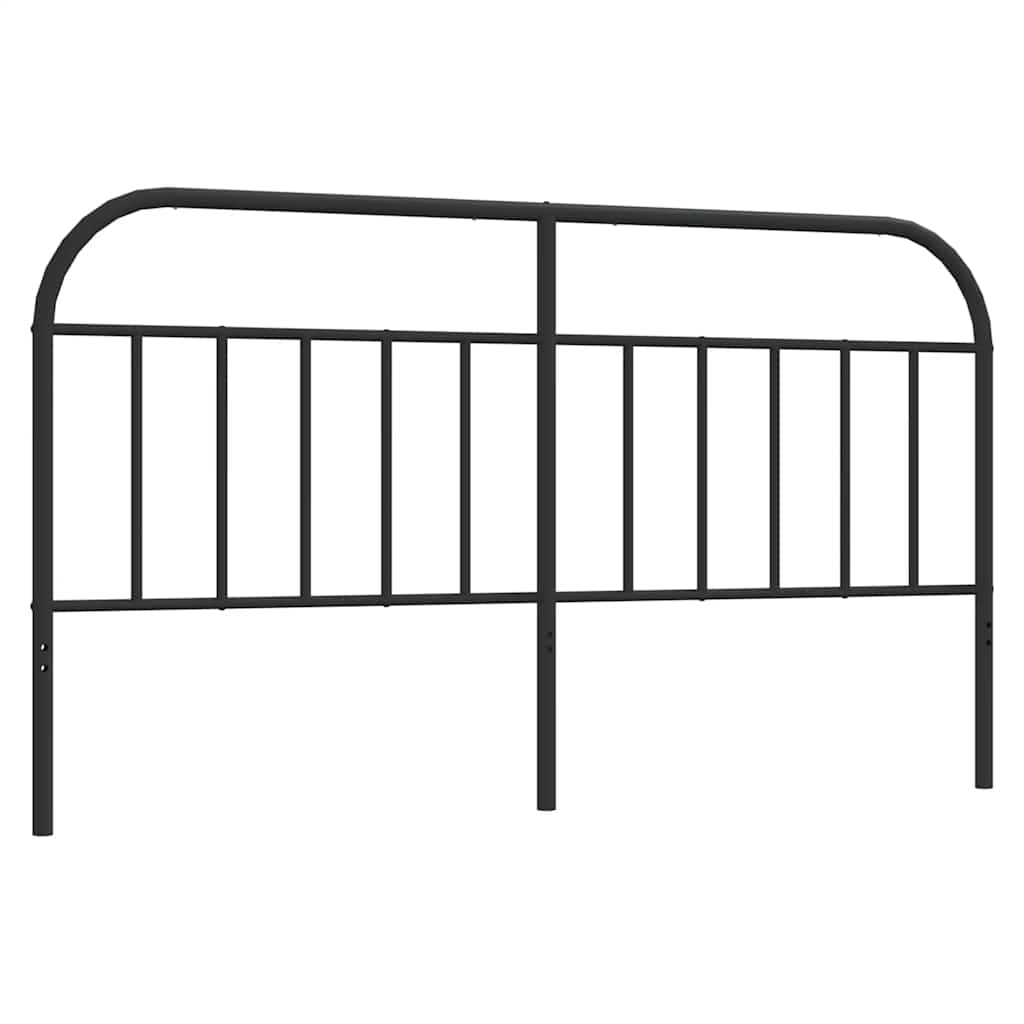 udskiftningsgavl 160 cm metal sort