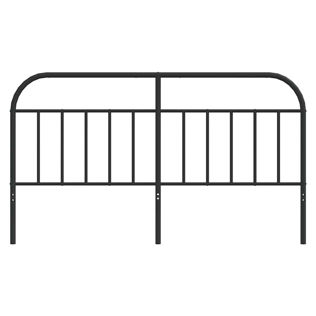 udskiftningsgavl 160 cm metal sort