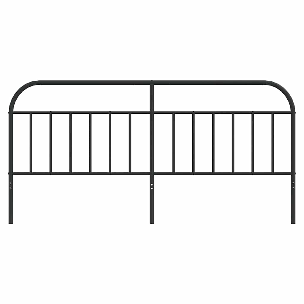 udskiftningsgavl 193 cm metal sort