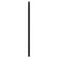 udskiftningsgavl 193 cm metal sort