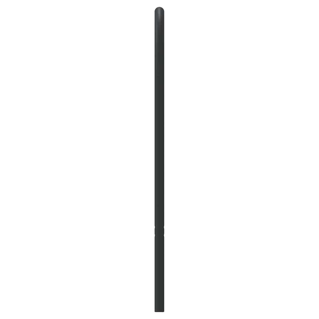 udskiftningsgavl 193 cm metal sort