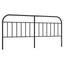 udskiftningsgavl 200 cm metal sort