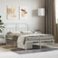 sengeramme med sengegavl 120x190 cm metal hvid