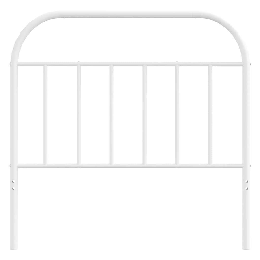 udskiftningsgavl 100 cm metal hvid