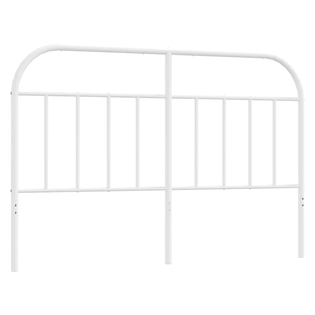 udskiftningsgavl 150 cm metal hvid